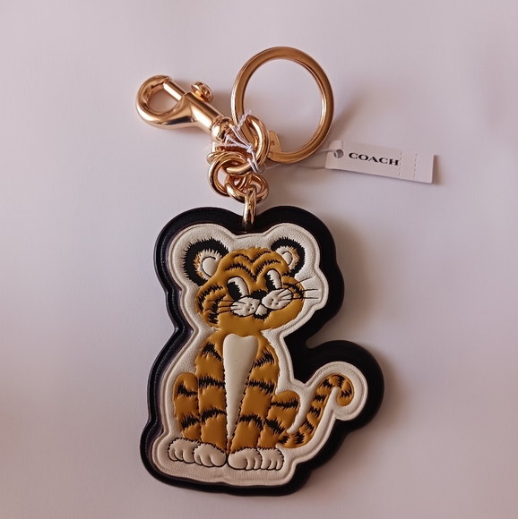 Coach Lunar New Year Tiger Charm Key Chain - Picture 5 of 5